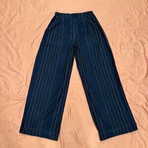 LIZ ALIG HANDWOVEN COTTON PANTS SIZE MEDIUM